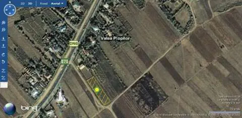 Vand teren intravilan 1000 mp in Valea Plopilor Jud Giurgiu  - Imaginea 1