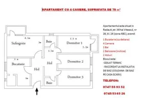 Apartament 4 camere 