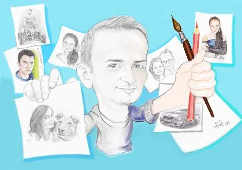 Caricaturi, portrete, picturi, cadoul ideal pentru cei dragi - Imaginea 2