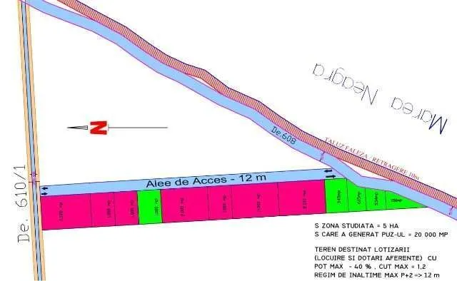 Teren Corbu INTRAVILAN, Parcela: 610, PRIMELE LOTURI LA FALEZA - Imaginea 2