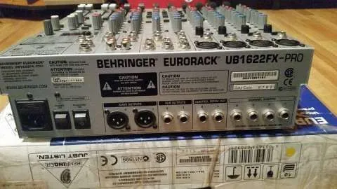 Mixer Behringer UB1622FX- PRO - Imaginea 4