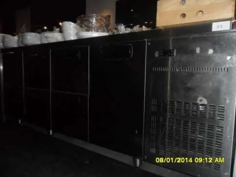 Masa Rece de Lucru Inox cu 7 compartimente Marca Inomak - Imaginea 1