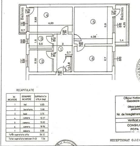 Vand apartament 3 camere, zona Cina, Ploiesti - Imaginea 1
