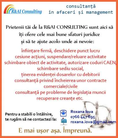 Infiintare firma(PFA,SRL,II, - Imaginea 1
