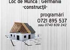 Muncitori constructii in Germania si Belgia.