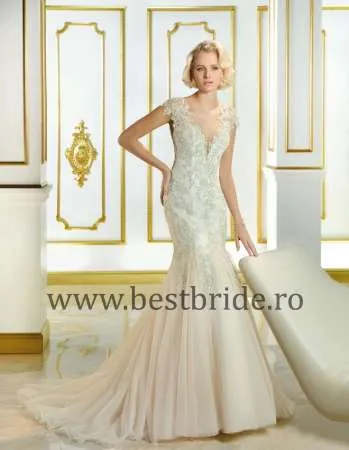 Rochie de mireasa sirena din dantela - Imaginea 1
