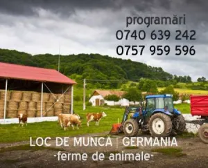 angajari germania in ferme