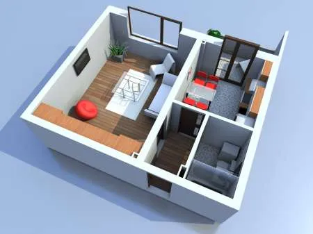 Garsoniera, imobil nou, Sebes - Petresti  - Imaginea 1