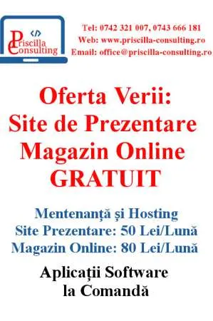 Site de Prezentare & Magazin online - Imaginea 1
