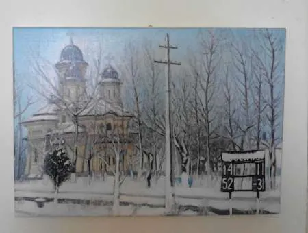 PicturÄƒ peisaj, ulei pe pÃ¢nzÄƒ - Imaginea 1