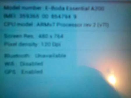 tableta pc android 4.1.1 eboda essential a 200 ecran 7" - Imaginea 1