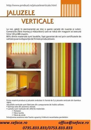 Jaluzele verticale, orizontale, rolete textile si rulouri exterioare din aluminiu  - Imaginea 2