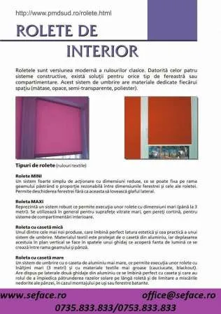 Jaluzele verticale, orizontale, rolete textile si rulouri exterioare din aluminiu  - Imaginea 4
