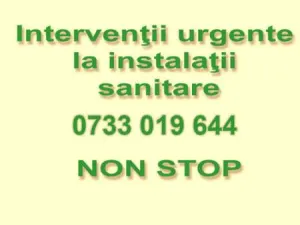 Instalator urgent Bucuresti