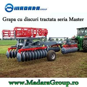 Grapa cu discuri tractata seria Master BD-048, Madara Group - Imaginea 1