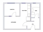 Inchiriez apartament 2 camere - open space, zona 9Mai-Billa - Miniatura 7