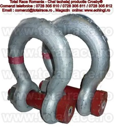 Cheie tachelaj omega cu bolt filetat Crosby - Imaginea 1