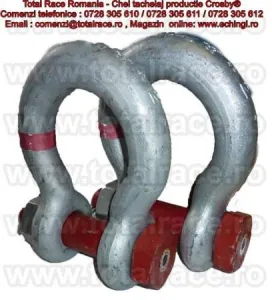 Cheie tachelaj omega cu bolt filetat Crosby