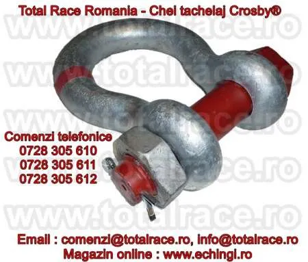 Cheie tachelaj omega cu bolt filetat Crosby - Imaginea 3
