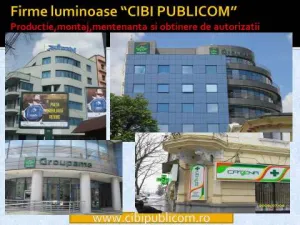 Reclame luminoase, litere volumetrice, casete luminoase