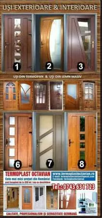 Tamplarie PVC si lemn (masiv si stratificat) - Imaginea 1