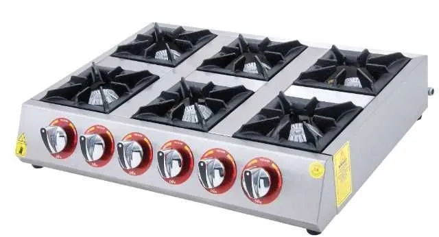 Aragaz profesional 6 ochiuri de banc - Imaginea 1