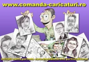 Portrete si caricaturi la comanda dupa poza clientului 