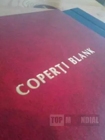 Coperti de diploma pe sina BLANK - Imaginea 1