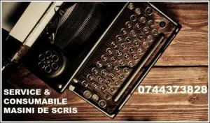 Service si consumabile ptr. masini de scris.