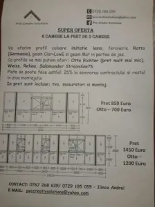 Tamplarie pvc cu geam termopan 