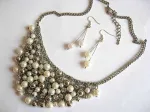 Oferta bijuterii mirese perle, organza, cristale stanca, fimo - Miniatura 1