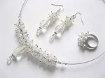 Oferta bijuterii mirese perle, organza, cristale stanca, fimo - Miniatura 3