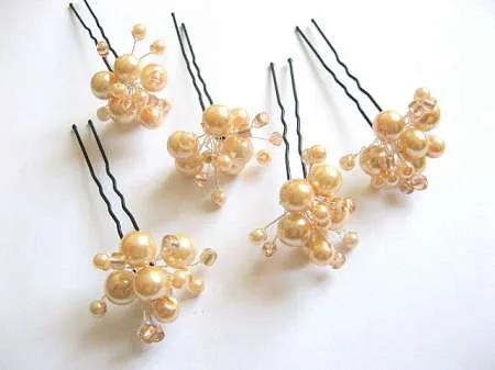 Oferta bijuterii mirese perle, organza, cristale stanca, fimo - Imaginea 10