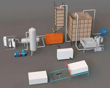 Linie de producere polistiren expandat - Imaginea 1
