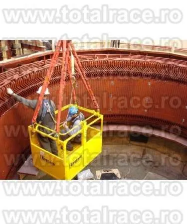 Platforma 2 persoane cu acoperis lucrul la inaltime - Imaginea 1
