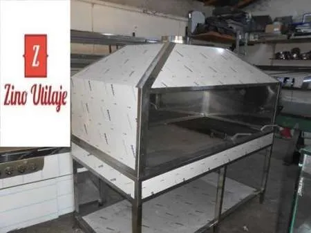 Gratar cu hota si samota, productie proprie ZINO INOXA - Imaginea 1