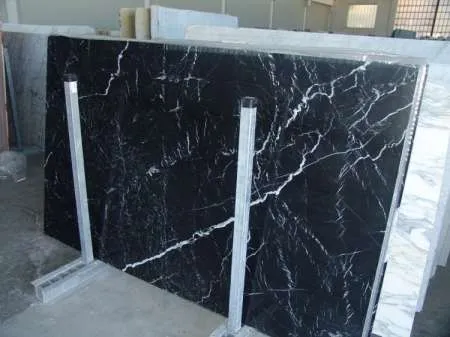 Nero Marquina marmura lastra - Imaginea 1