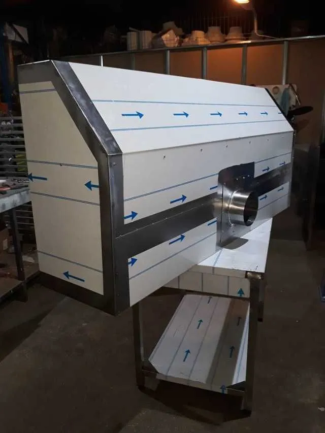 Hota inox de perete Snack- Type 2 m profesionala - Imaginea 2