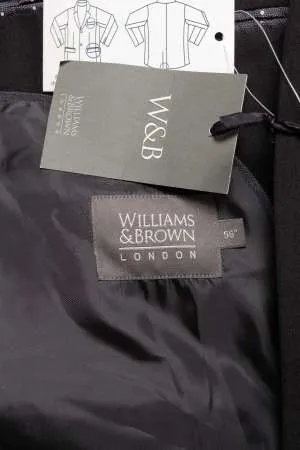 Sacou barbatesc Anglia London Black Tonic Suit Blazer, nou, 3XL - Imaginea 4