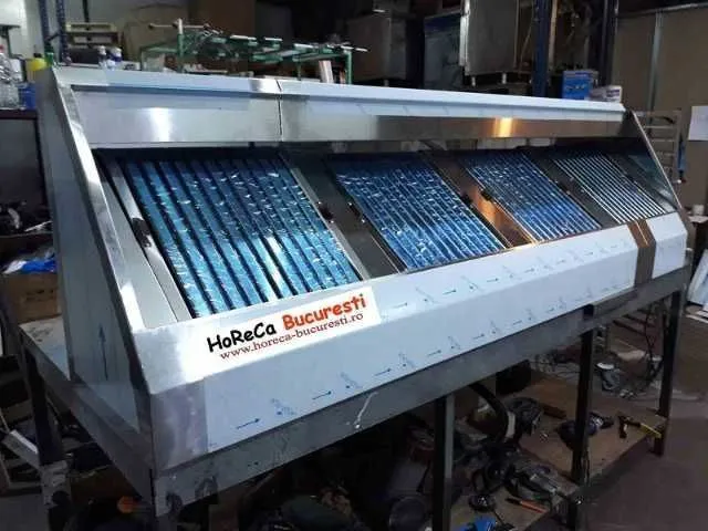Hota inox de perete Snack- Type 2 m profesionala - Imaginea 3
