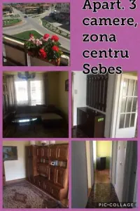 apartament sebes ultracentral 3 camere decomandat