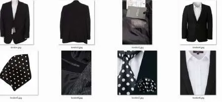 Sacou barbatesc Anglia London Black Tonic Suit Blazer, nou, 3XL - Imaginea 8
