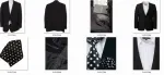 Sacou barbatesc Anglia London Black Tonic Suit Blazer, nou, 3XL - Miniatura 8