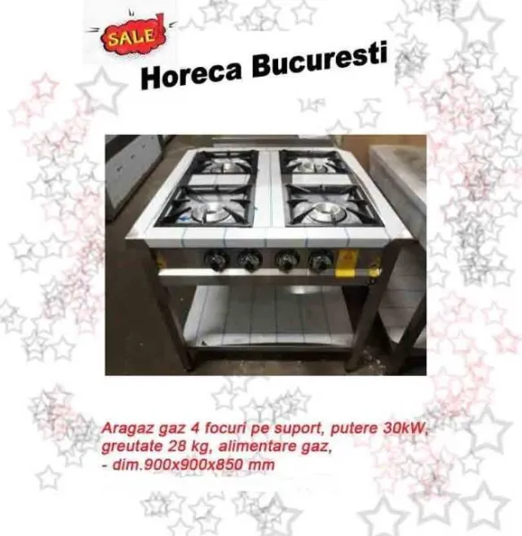 Aragaze inox gaz profesionale - Imaginea 2
