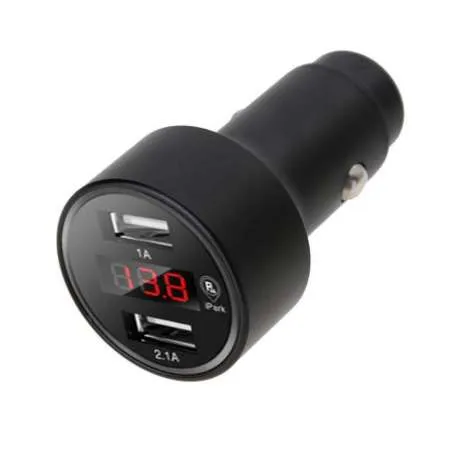 Incarcator auto Dual USB cu Localizare masina Bluetooth si aplicatie GPS, display digital - Imaginea 2