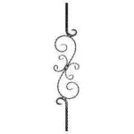 elemente fier forjat pentru balcoane si balustrade - Miniatura 2