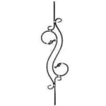 elemente fier forjat pentru balcoane si balustrade - Miniatura 3