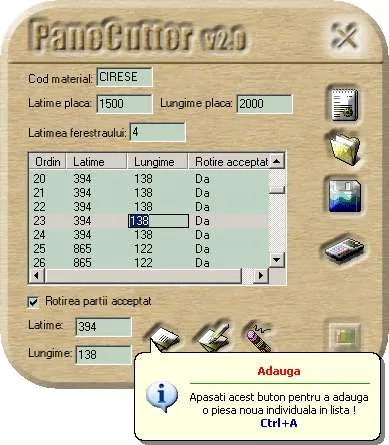 Soft romanesc pt optimizarea debitarii PAL - Imaginea 2