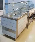 Vitrina calda 3 GN1/ 1 pe suport pt autoservire - Miniatura 1