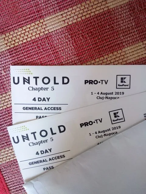 Bilete Untold cartonate 4 days general acces - Imaginea 1